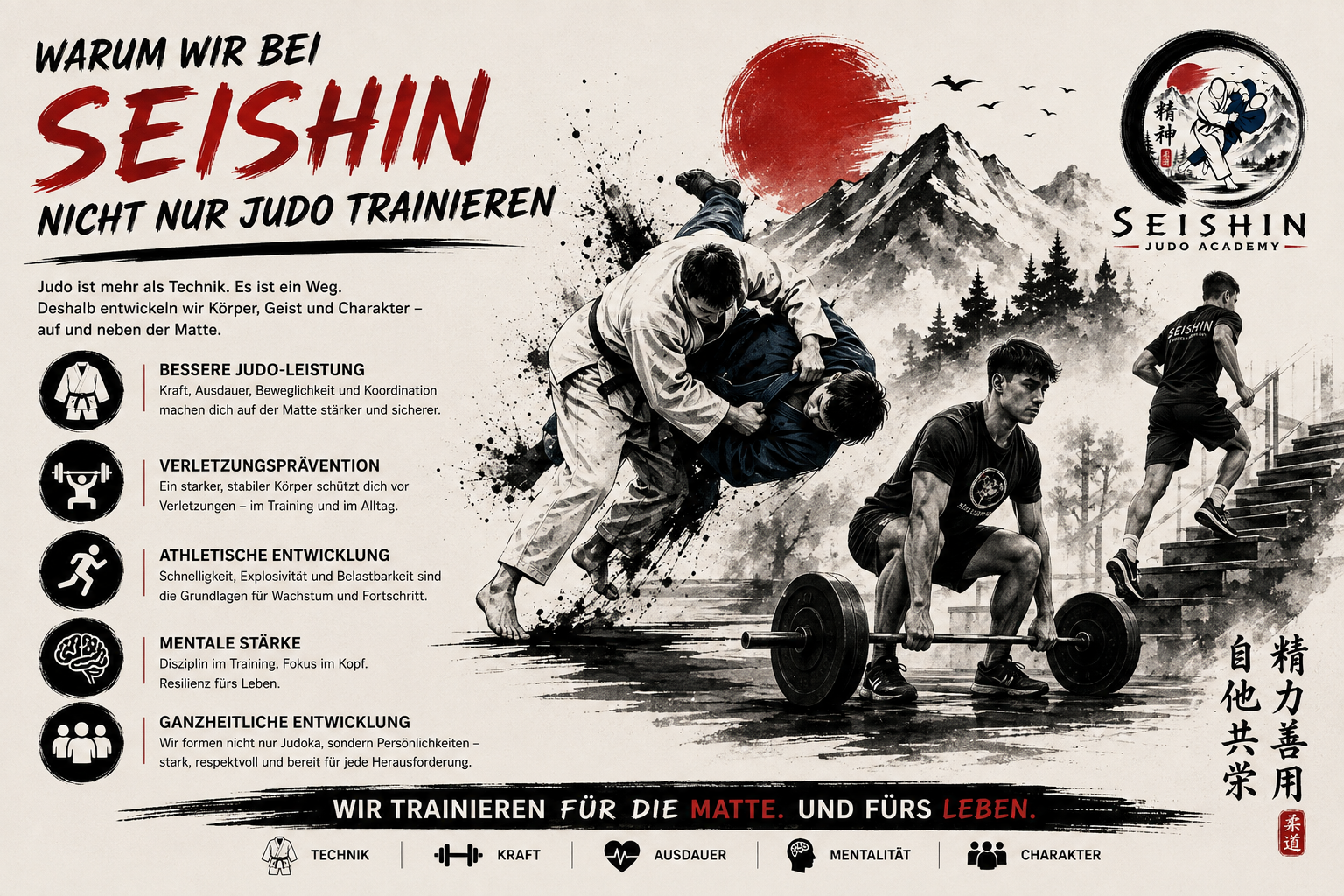 Warum wir bei Seishin nicht nur Judo trainieren